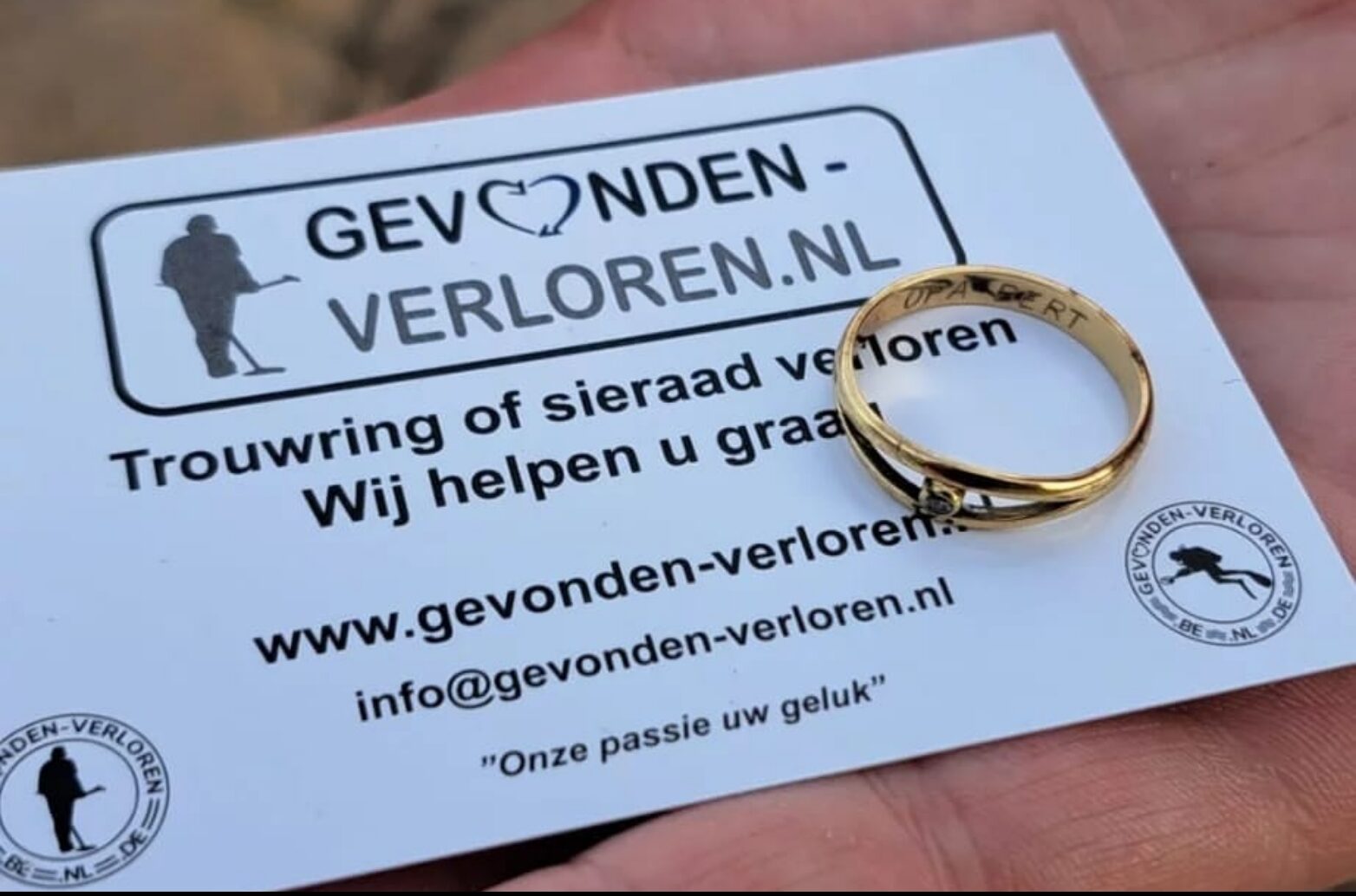 De vermaakte trouwring van opa